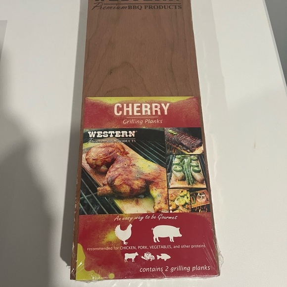Premium BBQ Smoking Wood Planks - Cherry and Cedar - Picture 3 of 7